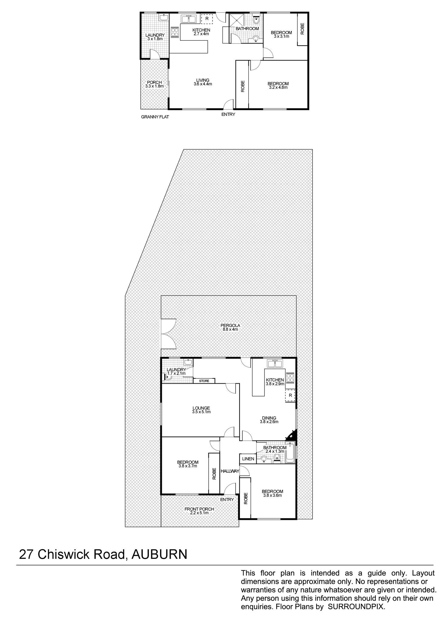 Floorplan of Homely house listing, 27 Chiswick Road, Auburn NSW 2144