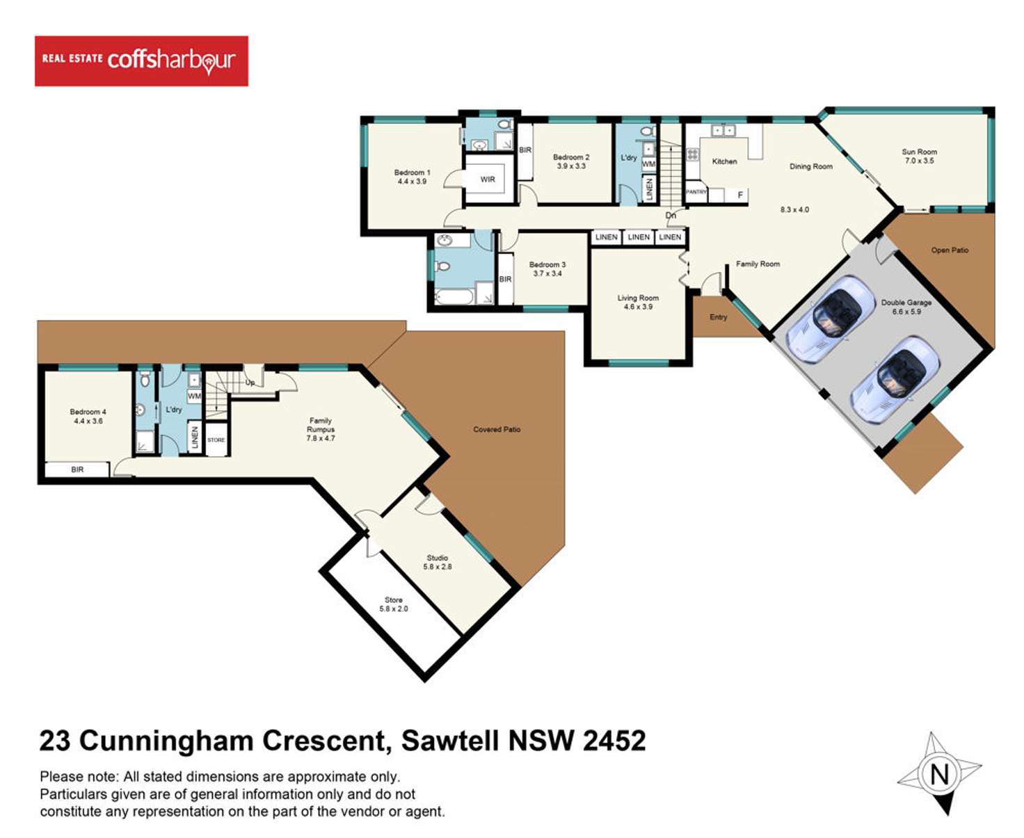 Floorplan of Homely house listing, 23 Cunningham Crescent, Sawtell NSW 2452