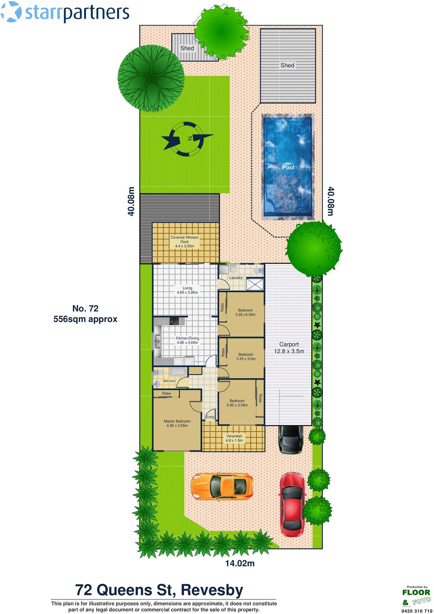 Floorplan of Homely house listing, 72 Queen Street, Revesby NSW 2212