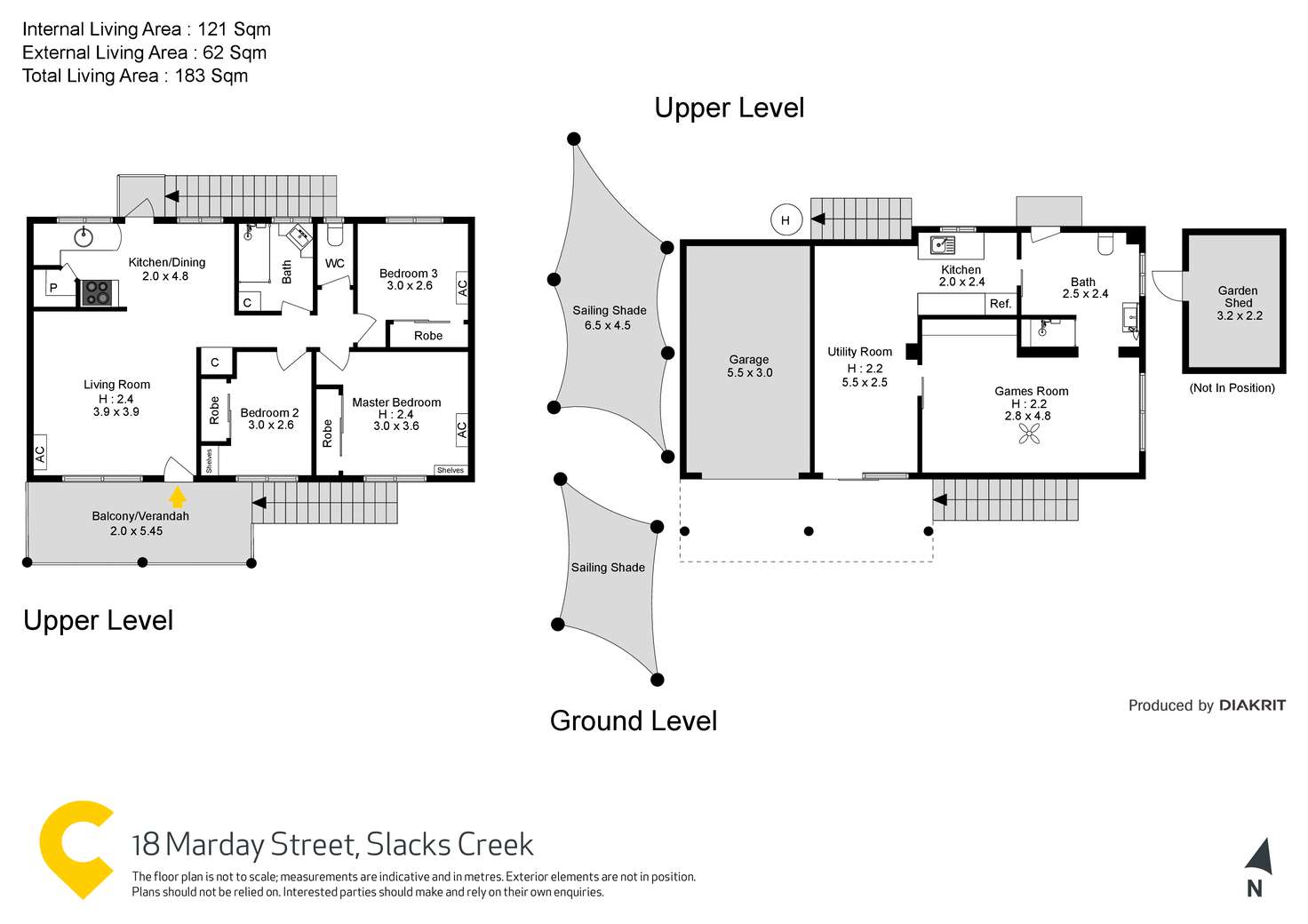 Floorplan of Homely house listing, 18 Marday Street, Slacks Creek QLD 4127