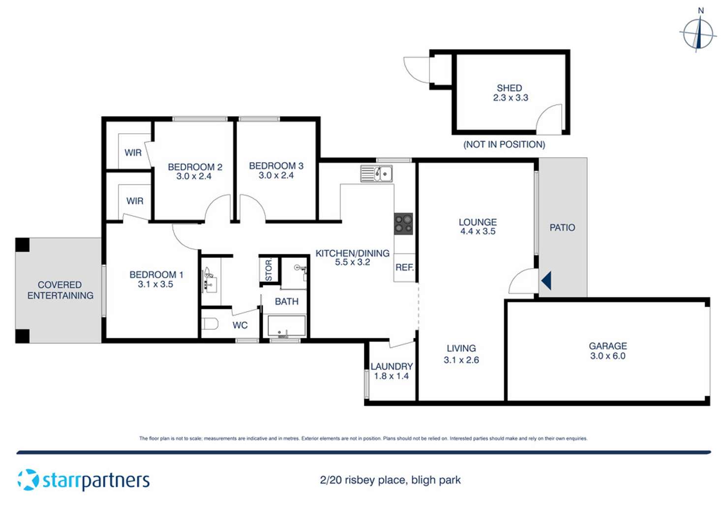 Floorplan of Homely house listing, 2/20 Risbey Place, Bligh Park NSW 2756