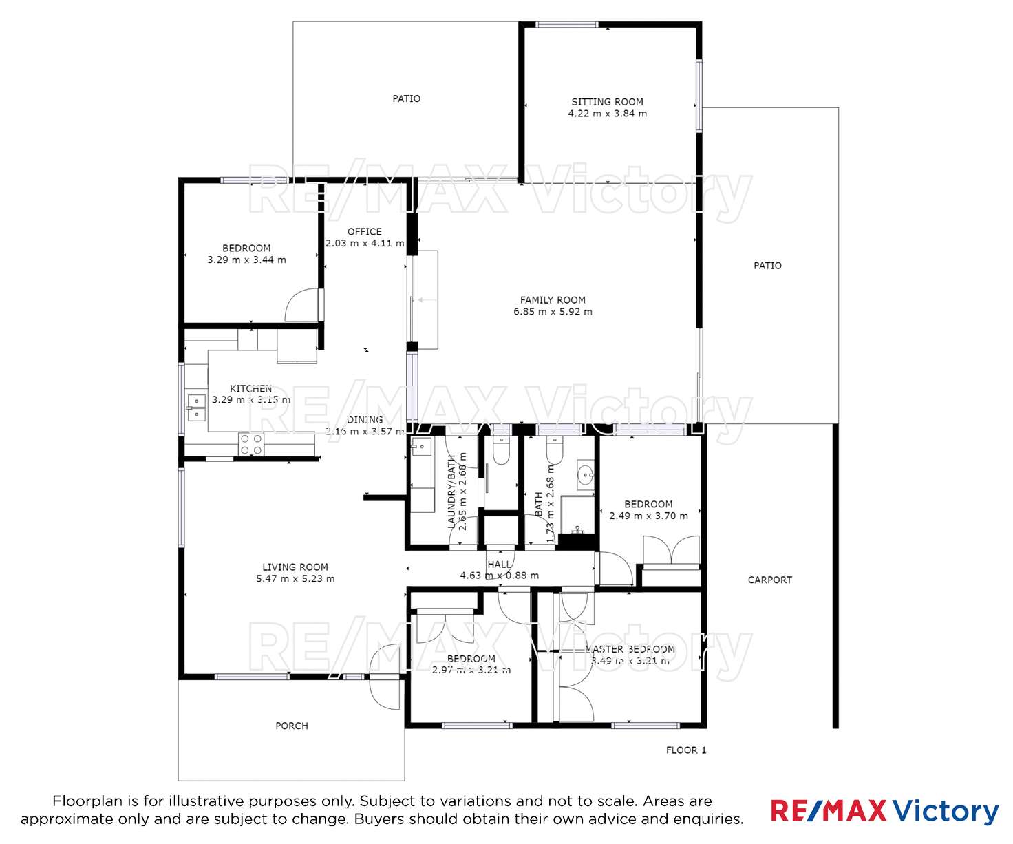 Floorplan of Homely house listing, 3 Elsie Ct, Caboolture South QLD 4510