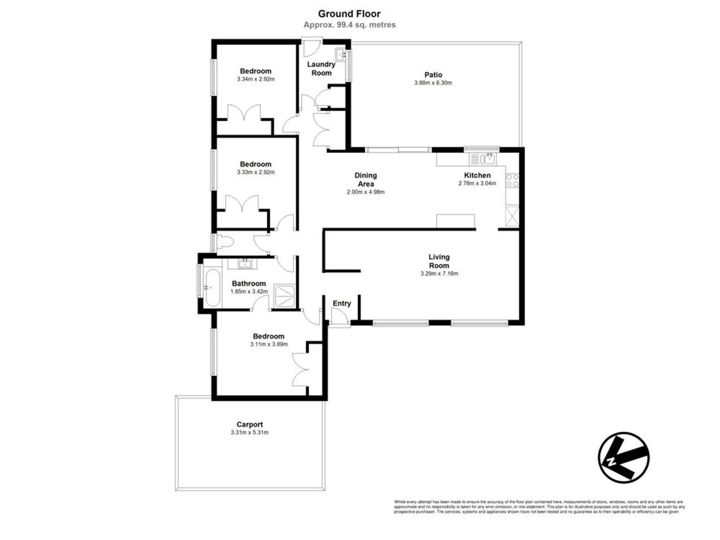 Floorplan of Homely house listing, 15 Ponti Street, Mcdowall QLD 4053