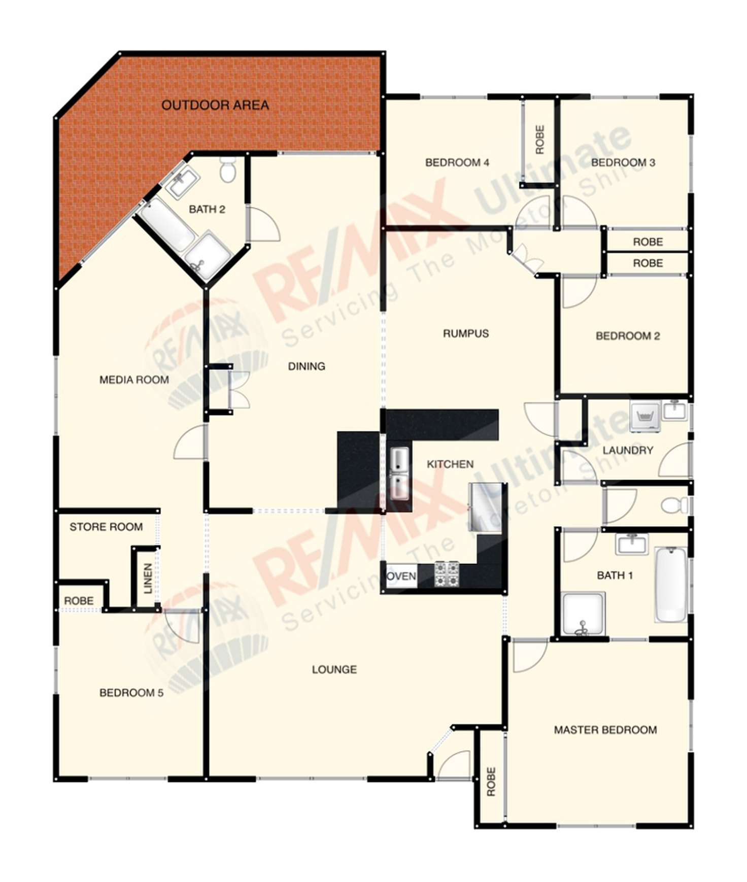 Floorplan of Homely house listing, 49 Moatah Drive, Beachmere QLD 4510