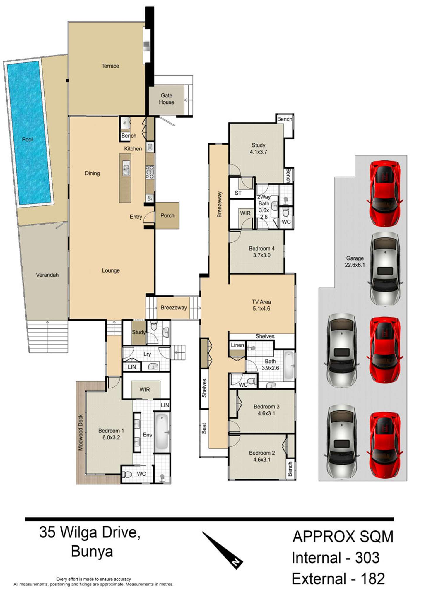 Floorplan of Homely house listing, 35 Wilga Drive, Bunya QLD 4055