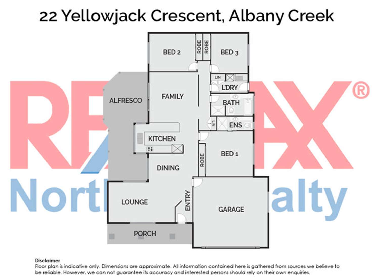 Floorplan of Homely house listing, 22 Yellowjack Crescent, Albany Creek QLD 4035