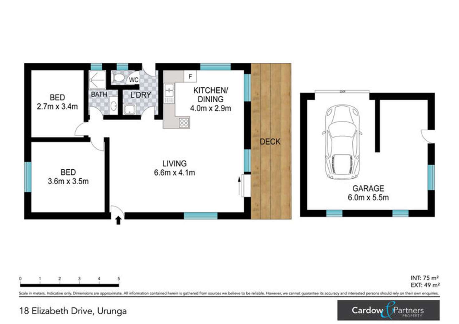 Floorplan of Homely house listing, 18 Elizabeth Drive, Urunga NSW 2455