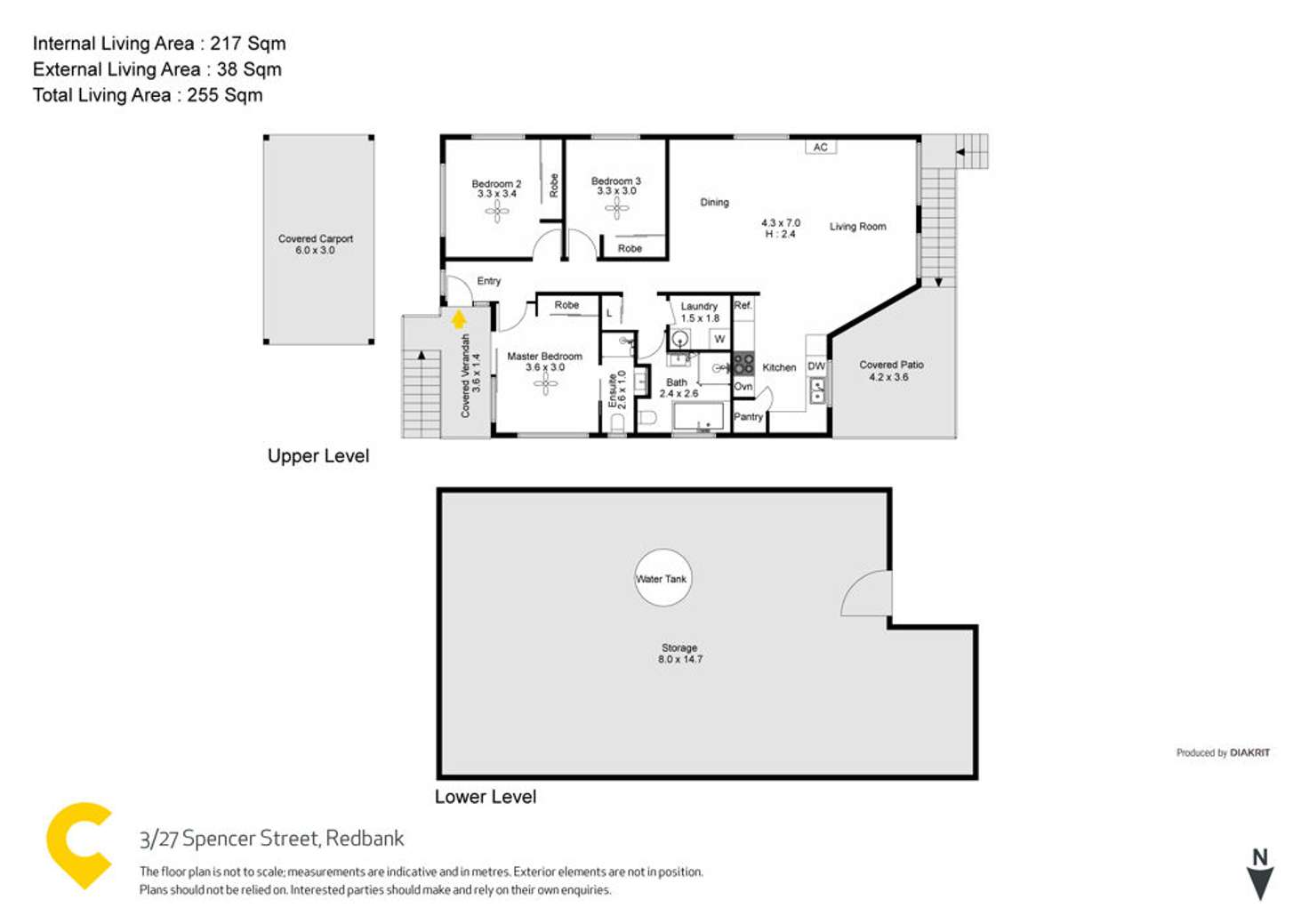 Floorplan of Homely house listing, 3/27 Spencer Street, Redbank QLD 4301