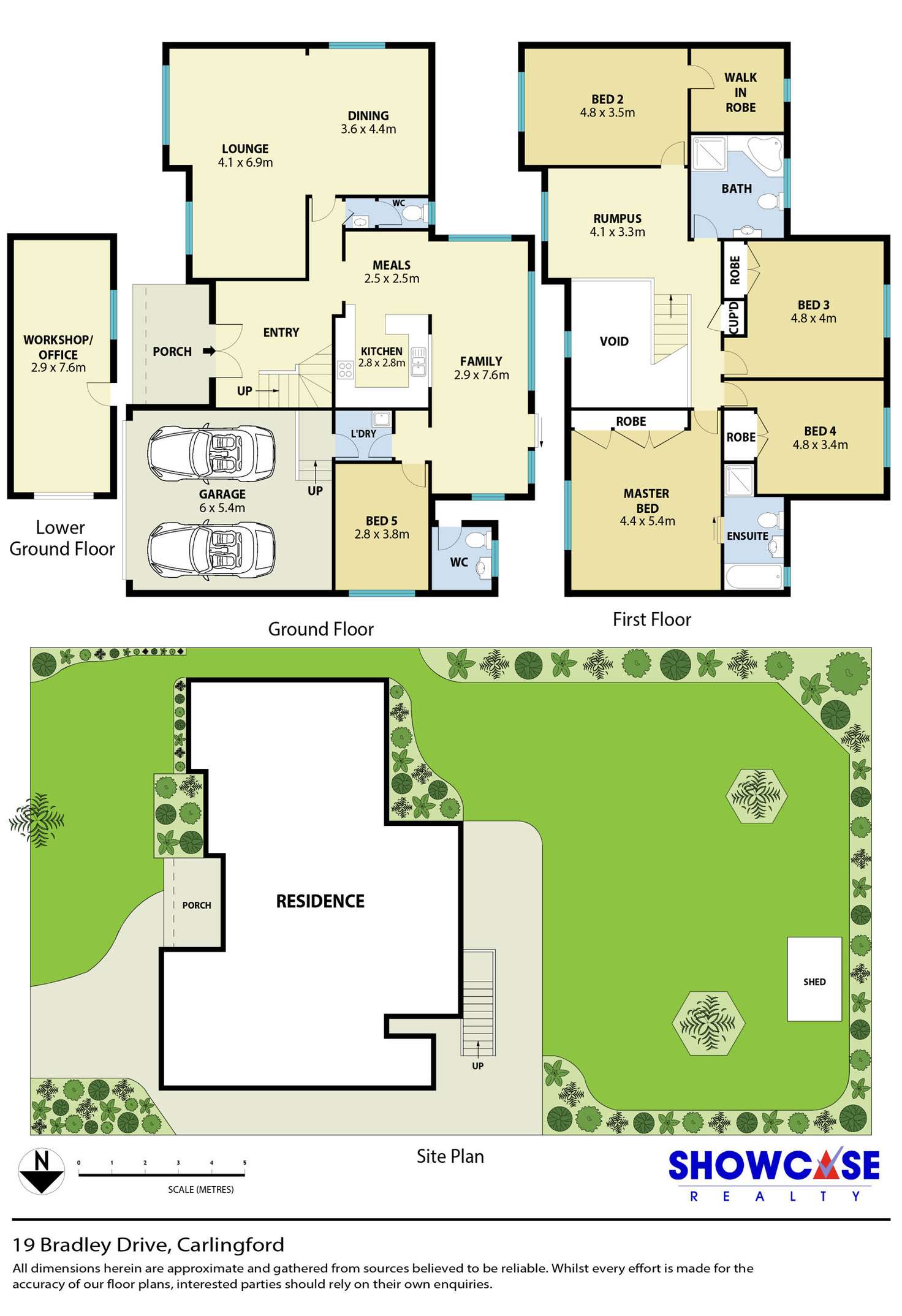 Floorplan of Homely house listing, 19 Bradley Dr, Carlingford NSW 2118