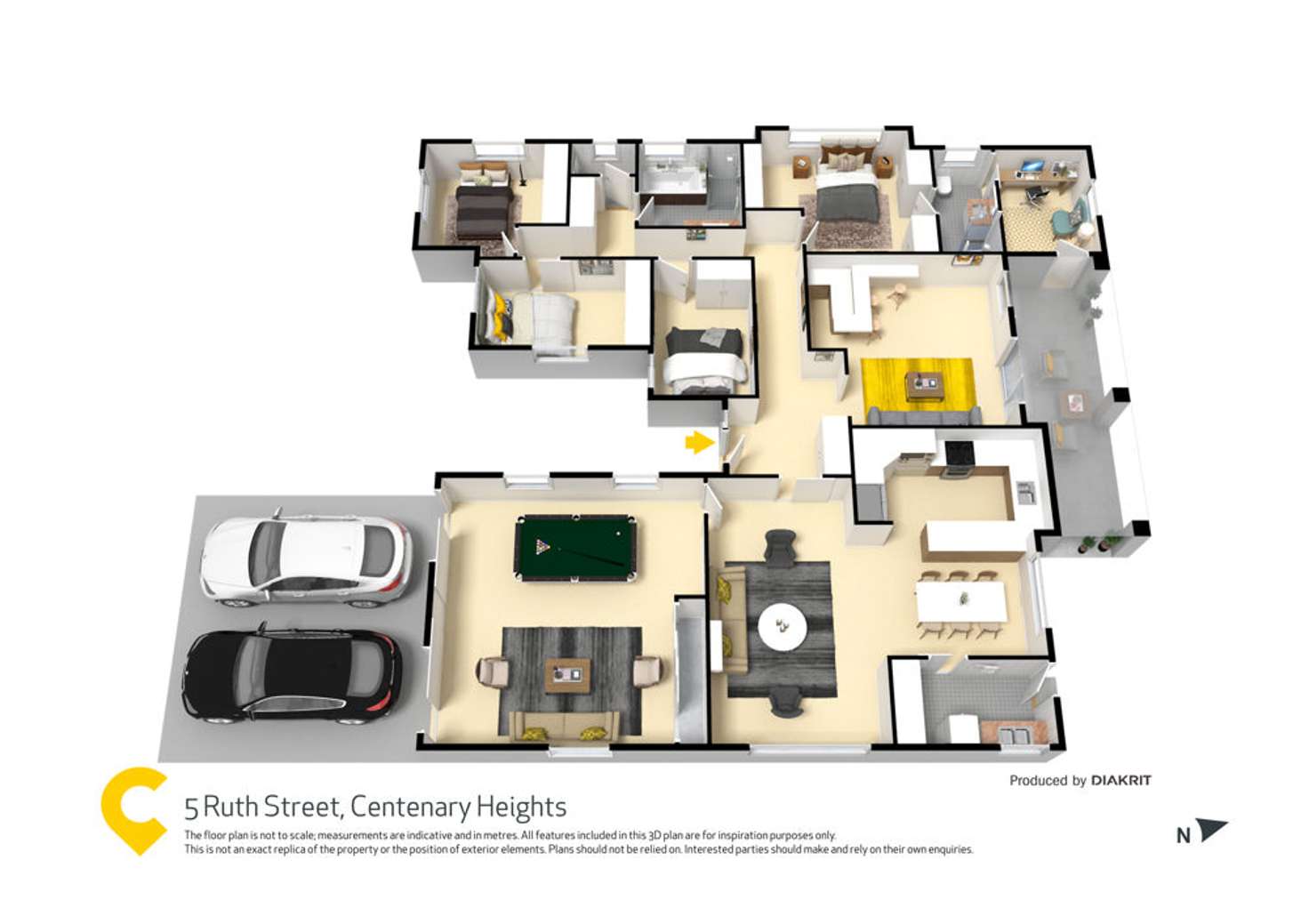 Floorplan of Homely house listing, 5 Ruth Street, Centenary Heights QLD 4350