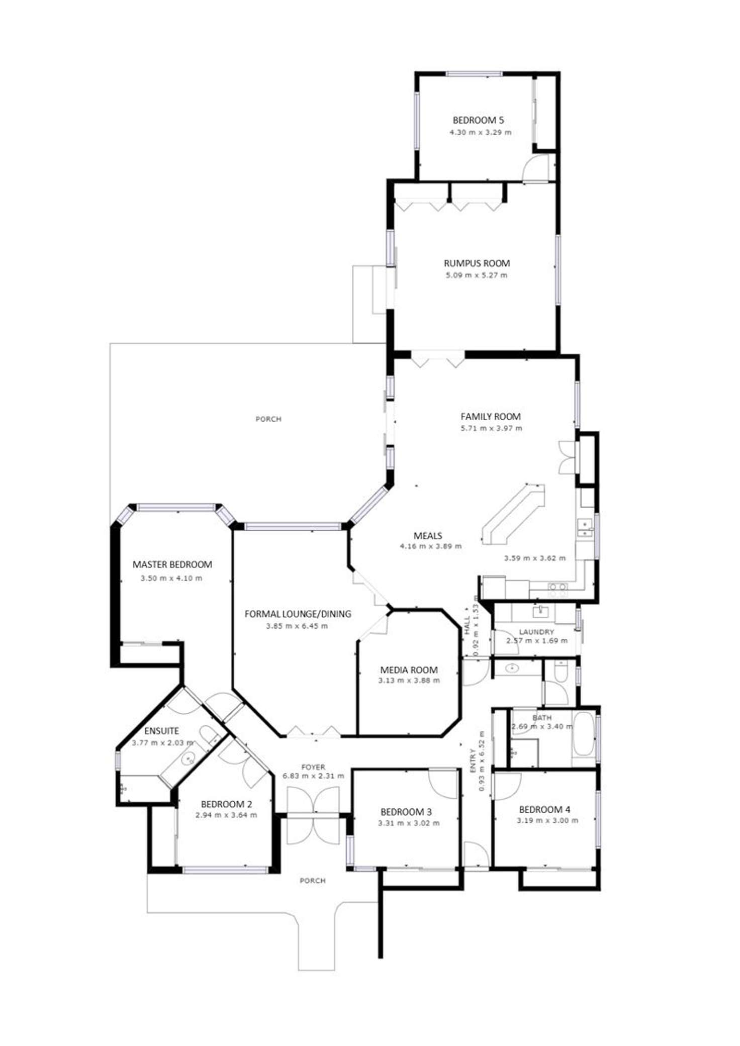 Floorplan of Homely house listing, 41 Allamanda Cres, Albany Creek QLD 4035