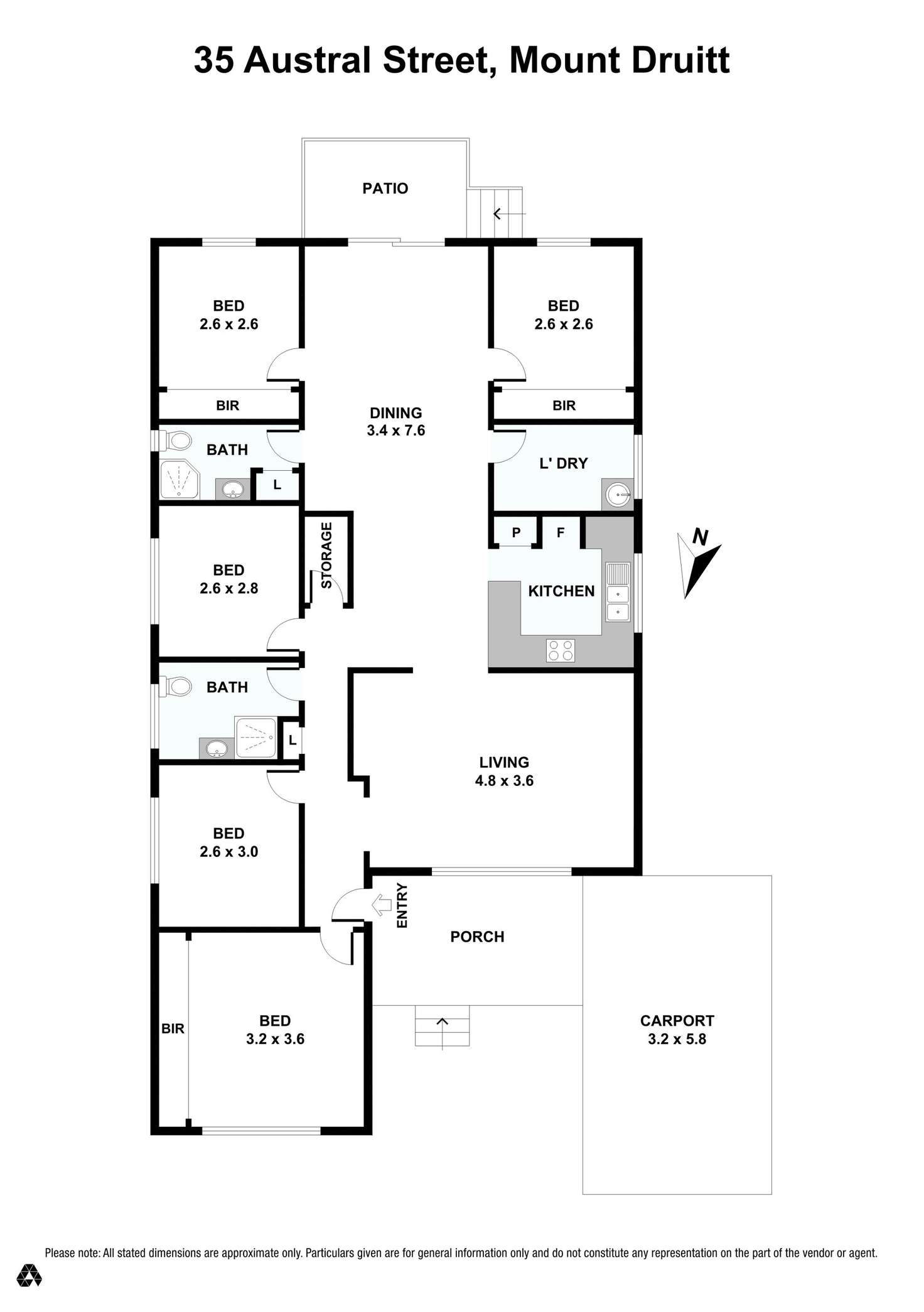 Floorplan of Homely house listing, 35 Austral Street, Mount Druitt NSW 2770