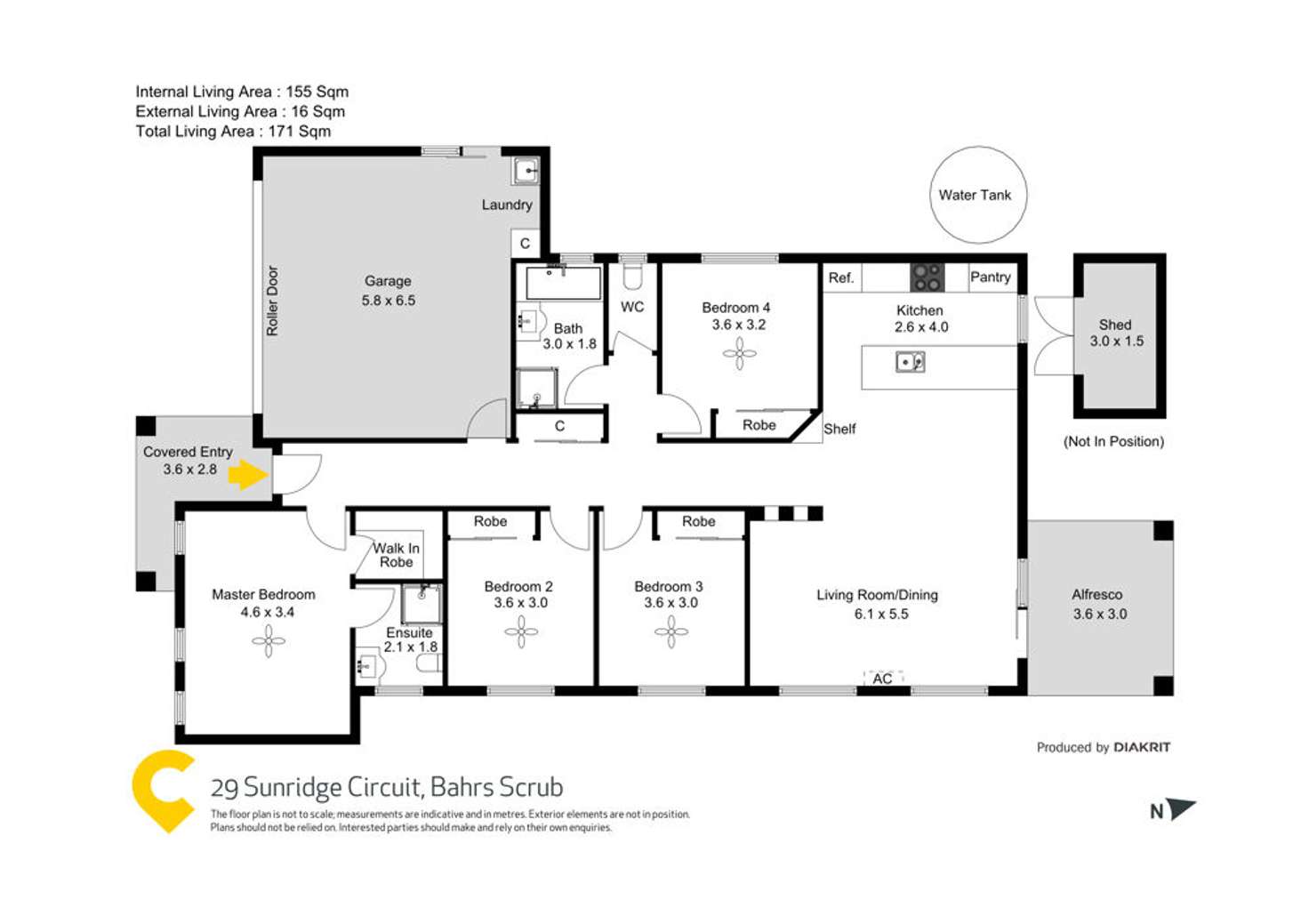 Floorplan of Homely house listing, 29 Sunridge Circuit, Bahrs Scrub QLD 4207