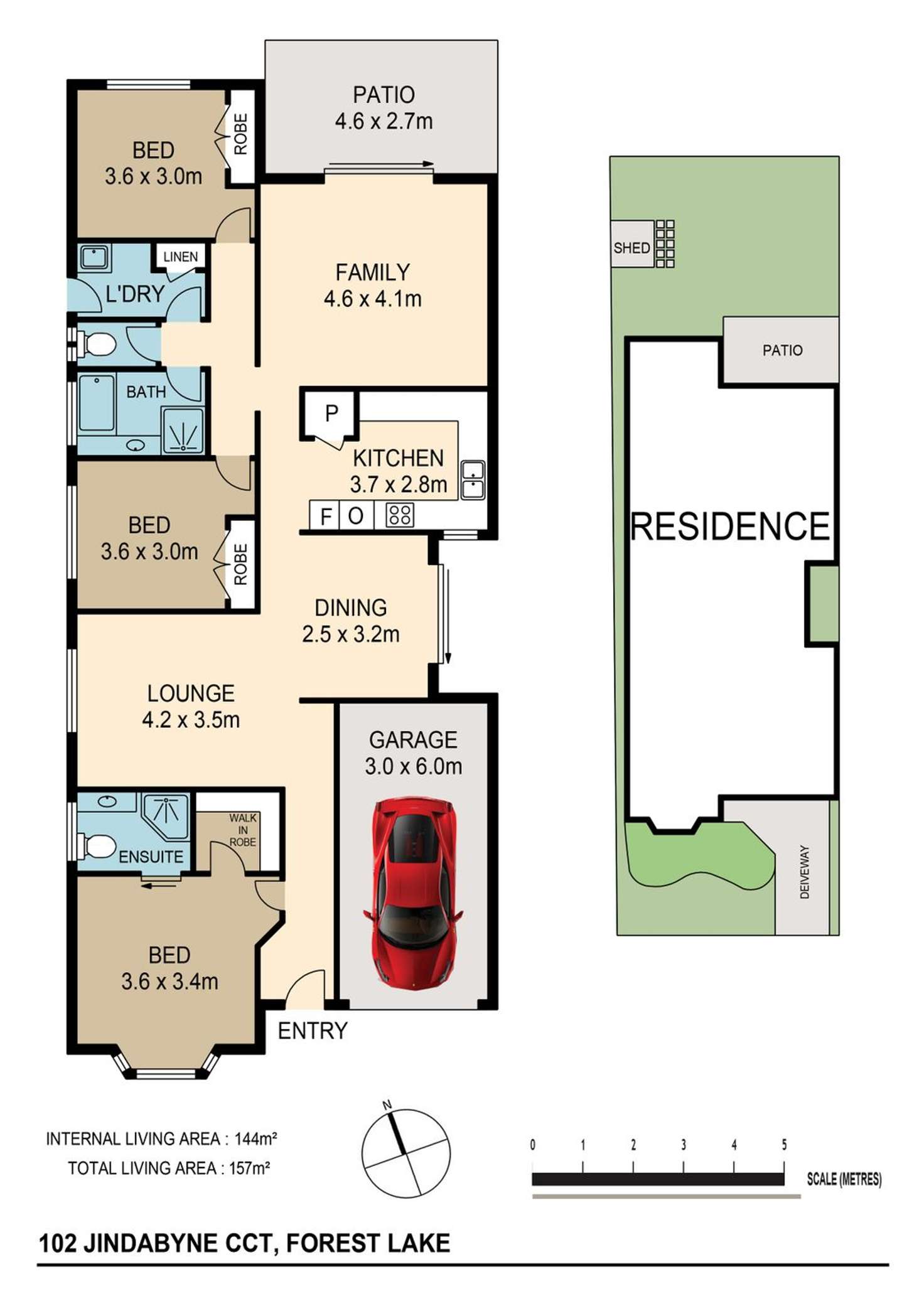 Floorplan of Homely house listing, 102 Jindabyne Cct, Forest Lake QLD 4078