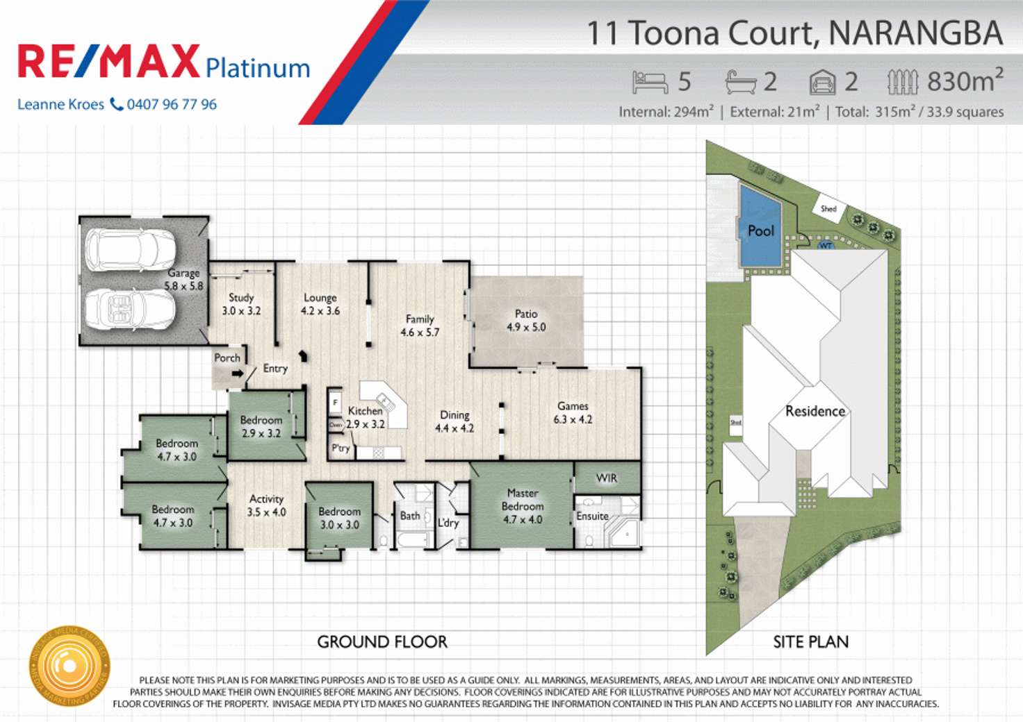 Floorplan of Homely house listing, 11 Toona  Court, Narangba QLD 4504
