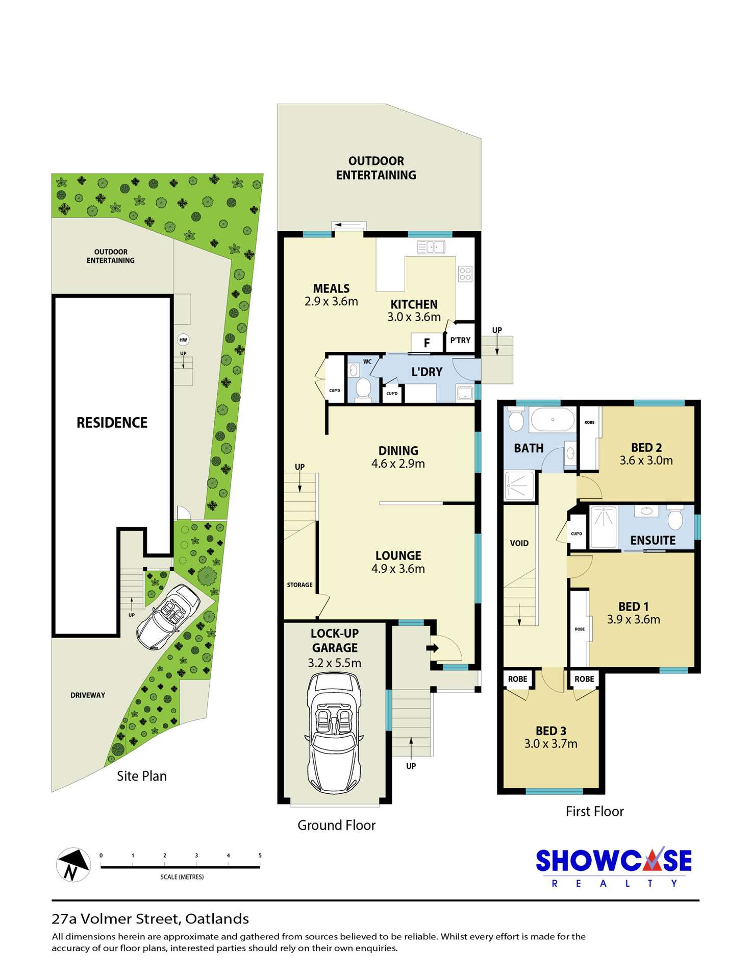 Floorplan of Homely house listing, 27A Volmer St, Oatlands NSW 2117