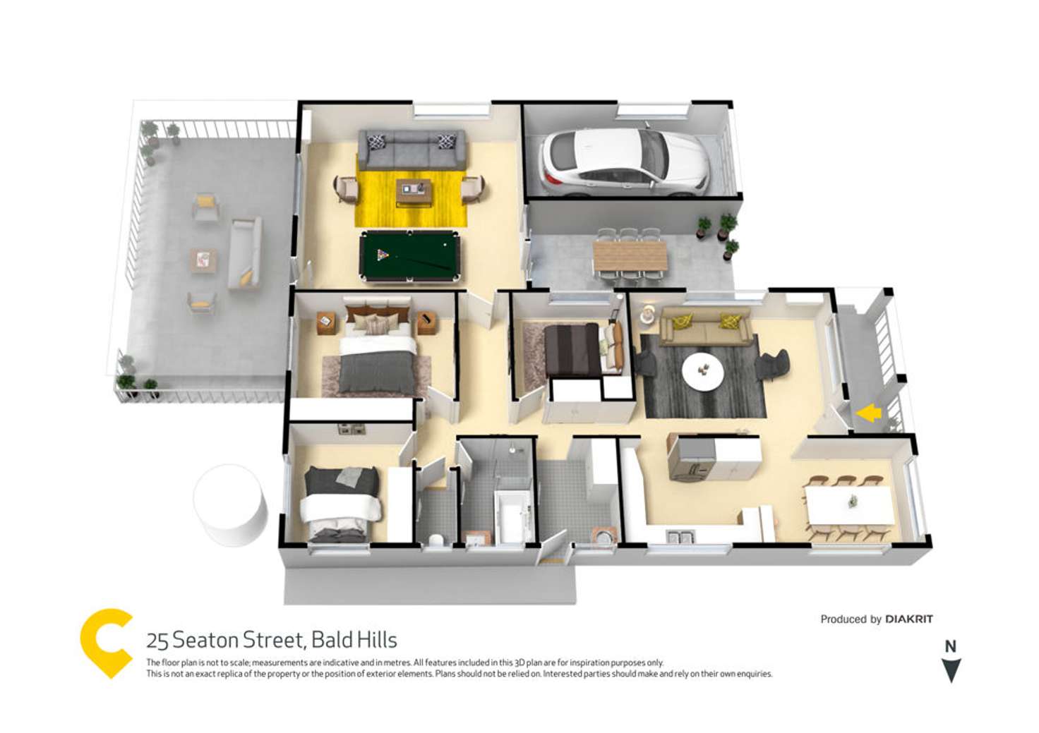 Floorplan of Homely house listing, 25 Seaton Street, Bald Hills QLD 4036