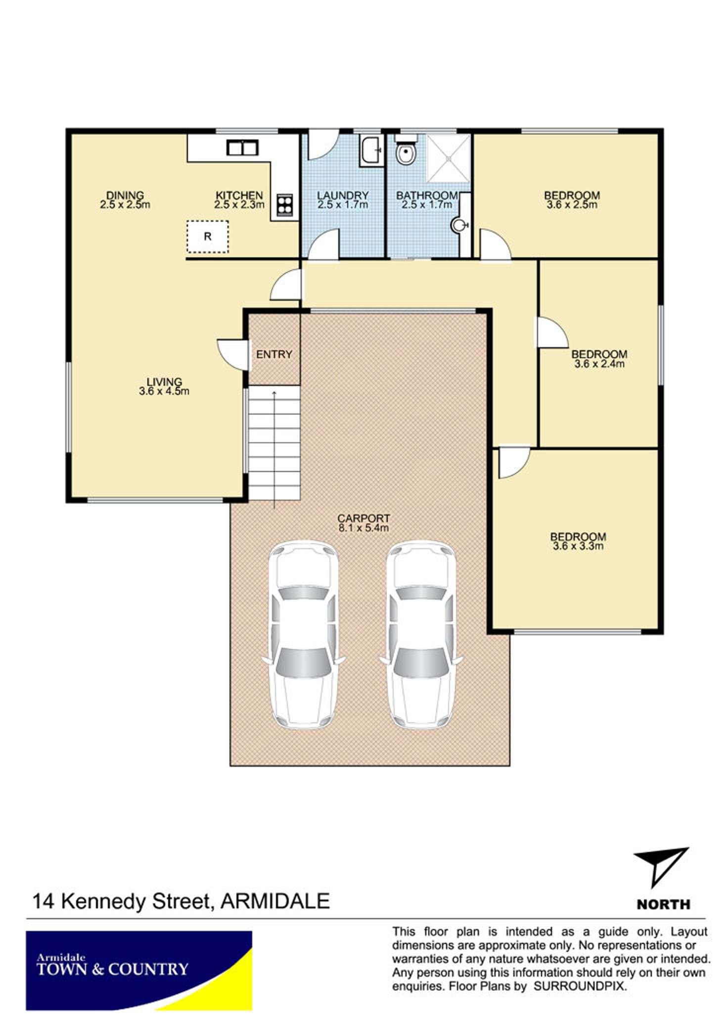 Floorplan of Homely house listing, 14 Kennedy Street, Armidale NSW 2350