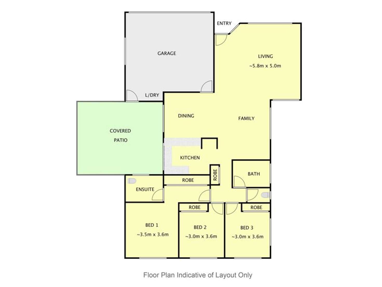Floorplan of Homely house listing, 3 Moneghetti place, Calamvale QLD 4116