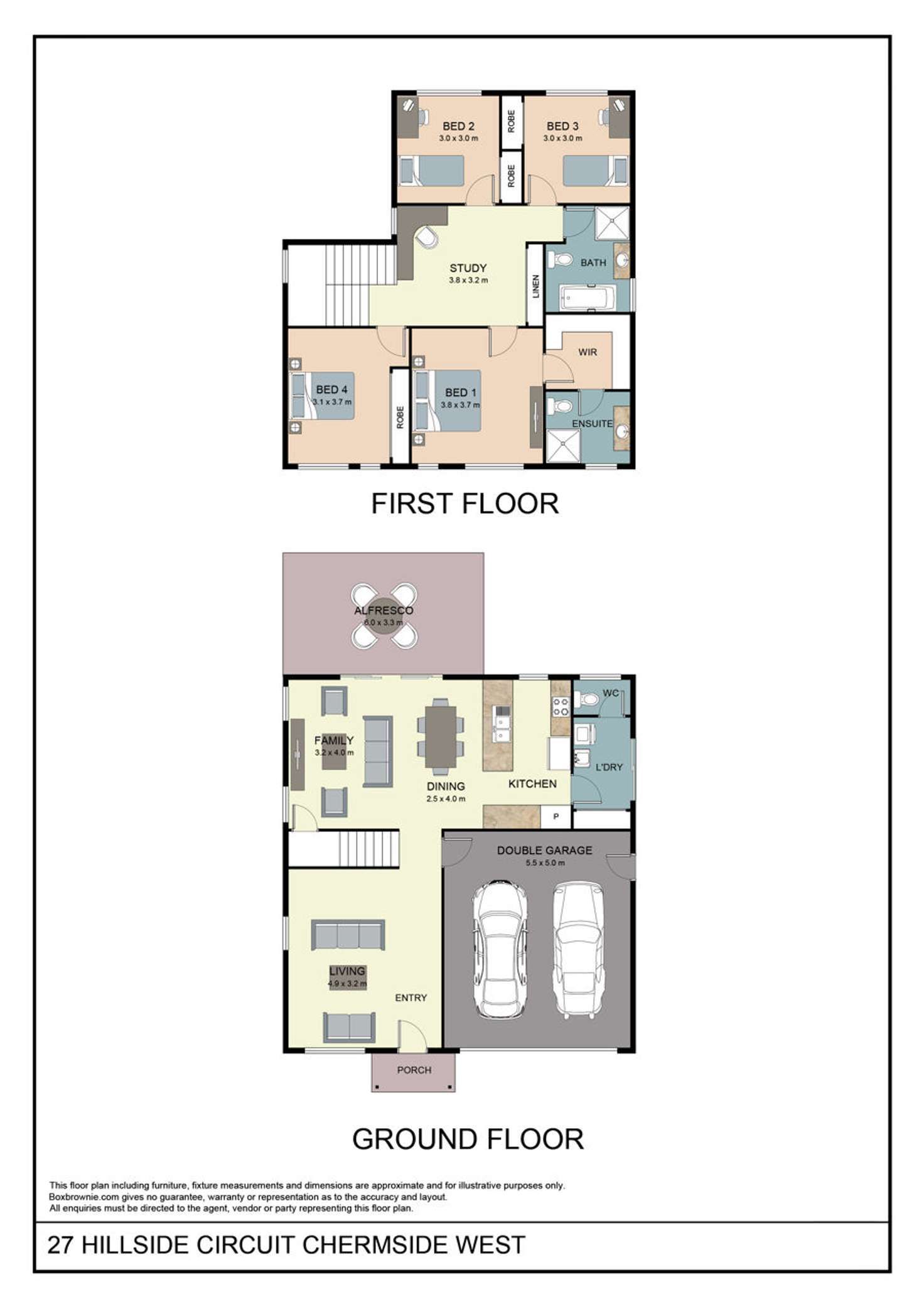 Floorplan of Homely house listing, 27 Hillside Circuit, Chermside West QLD 4032
