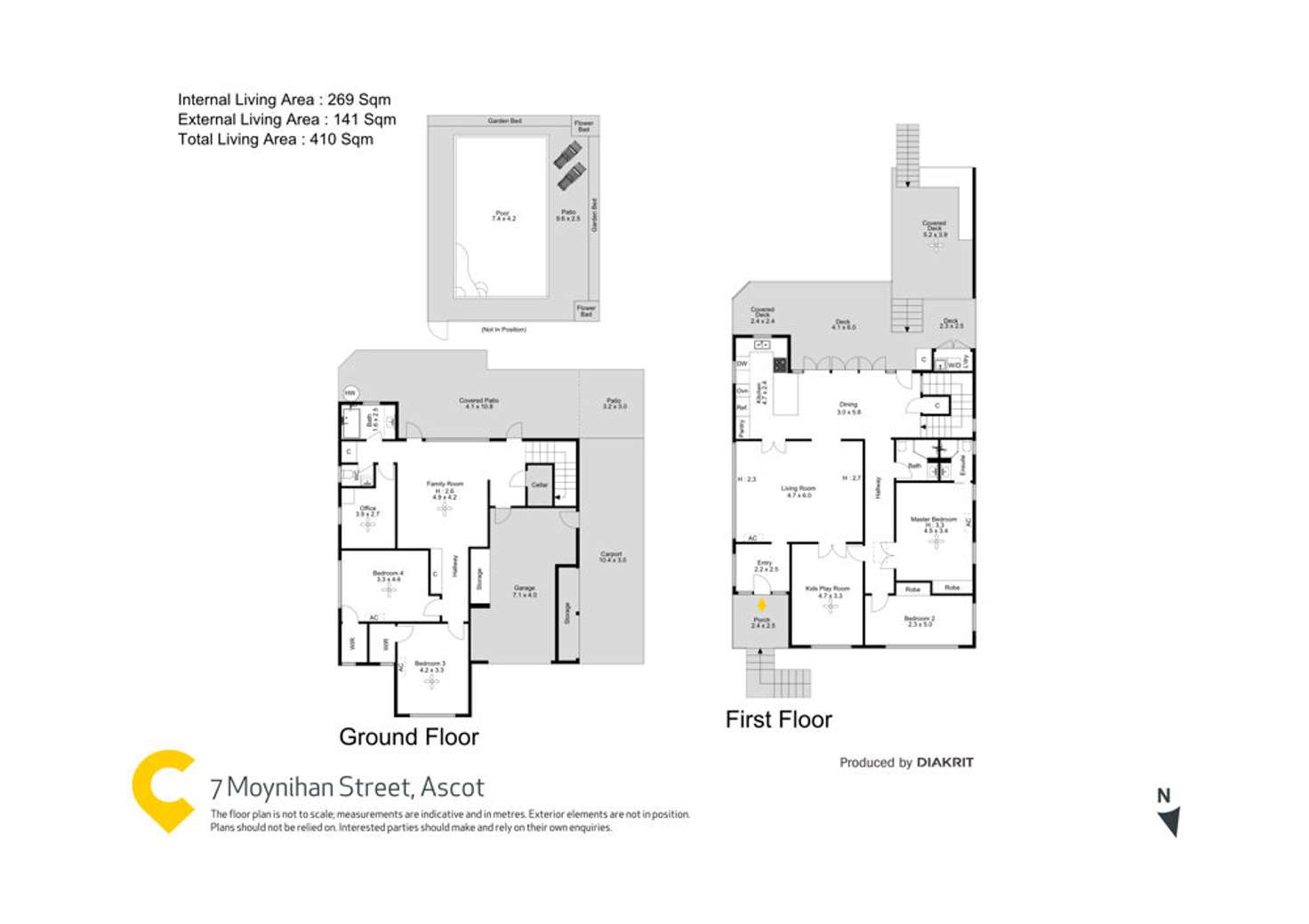 Floorplan of Homely house listing, 7 Moynihan Street, Ascot QLD 4007