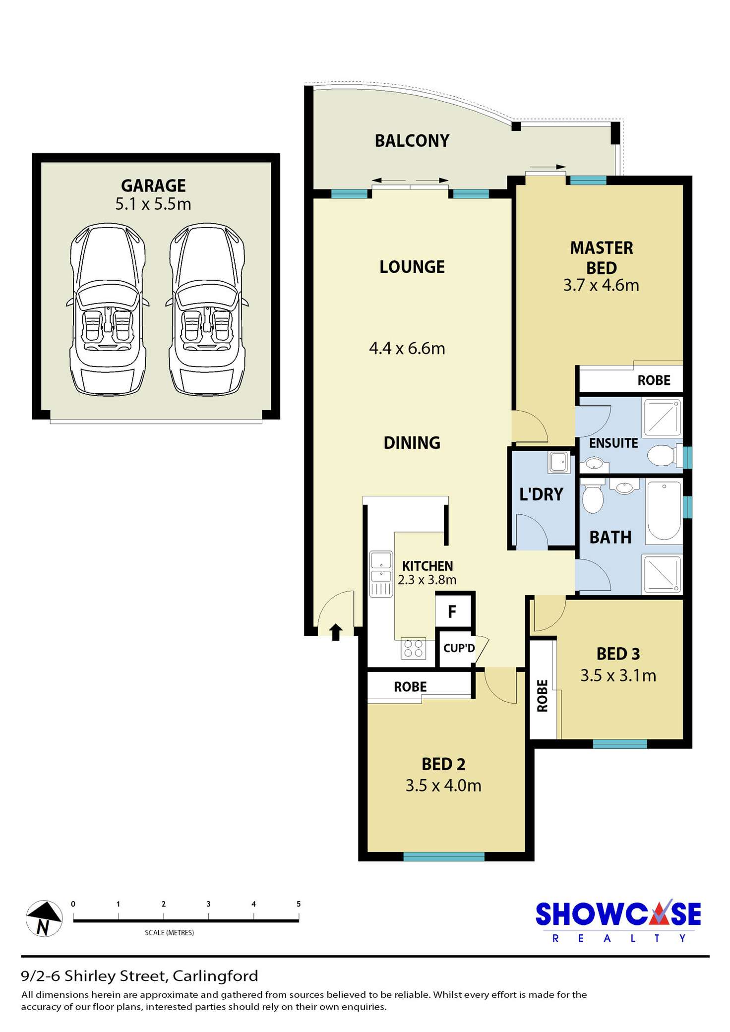 Floorplan of Homely unit listing, 9/2-6 Shirley St, Carlingford NSW 2118