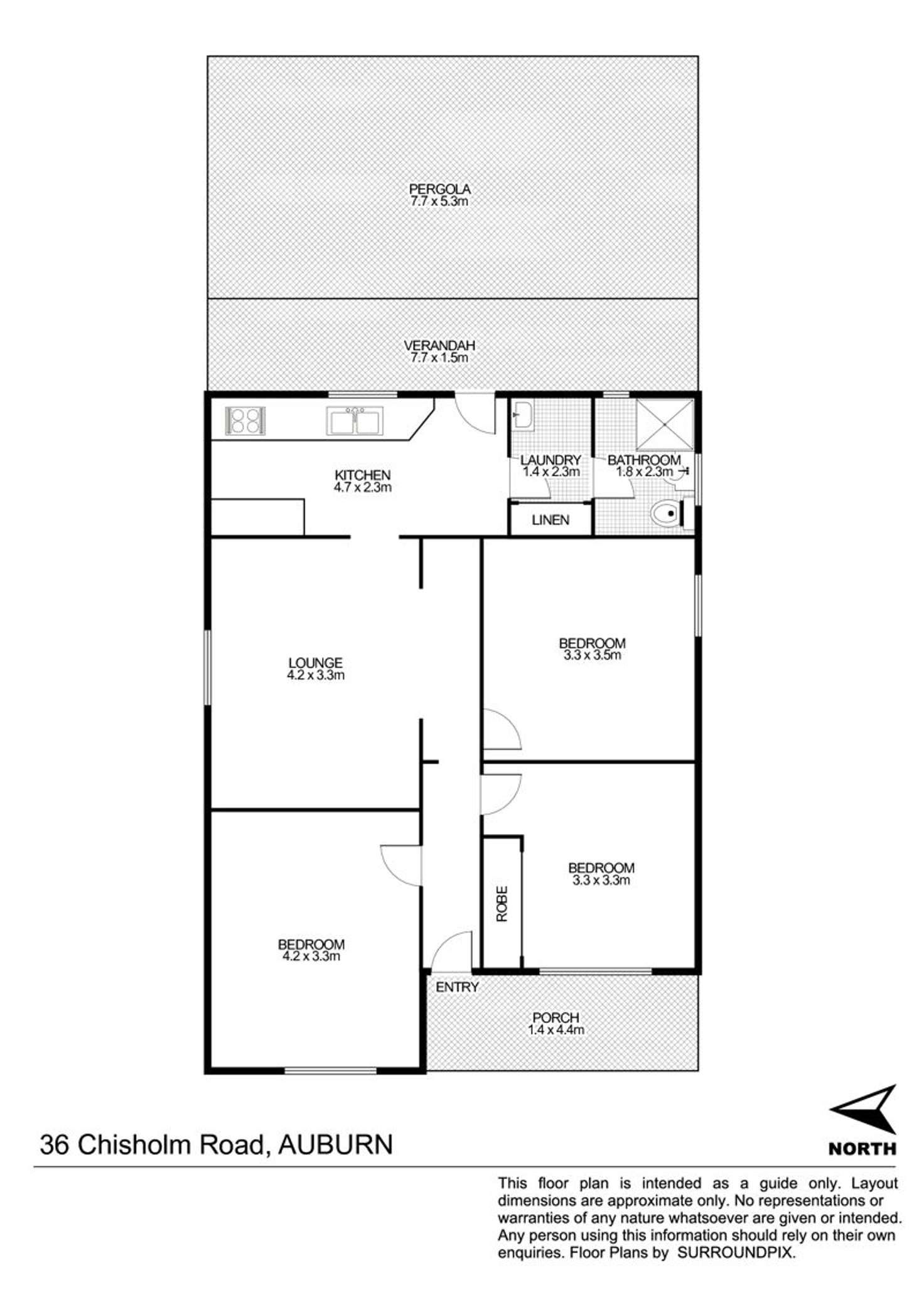 Floorplan of Homely house listing, 36 Chisholm Road, Auburn NSW 2144