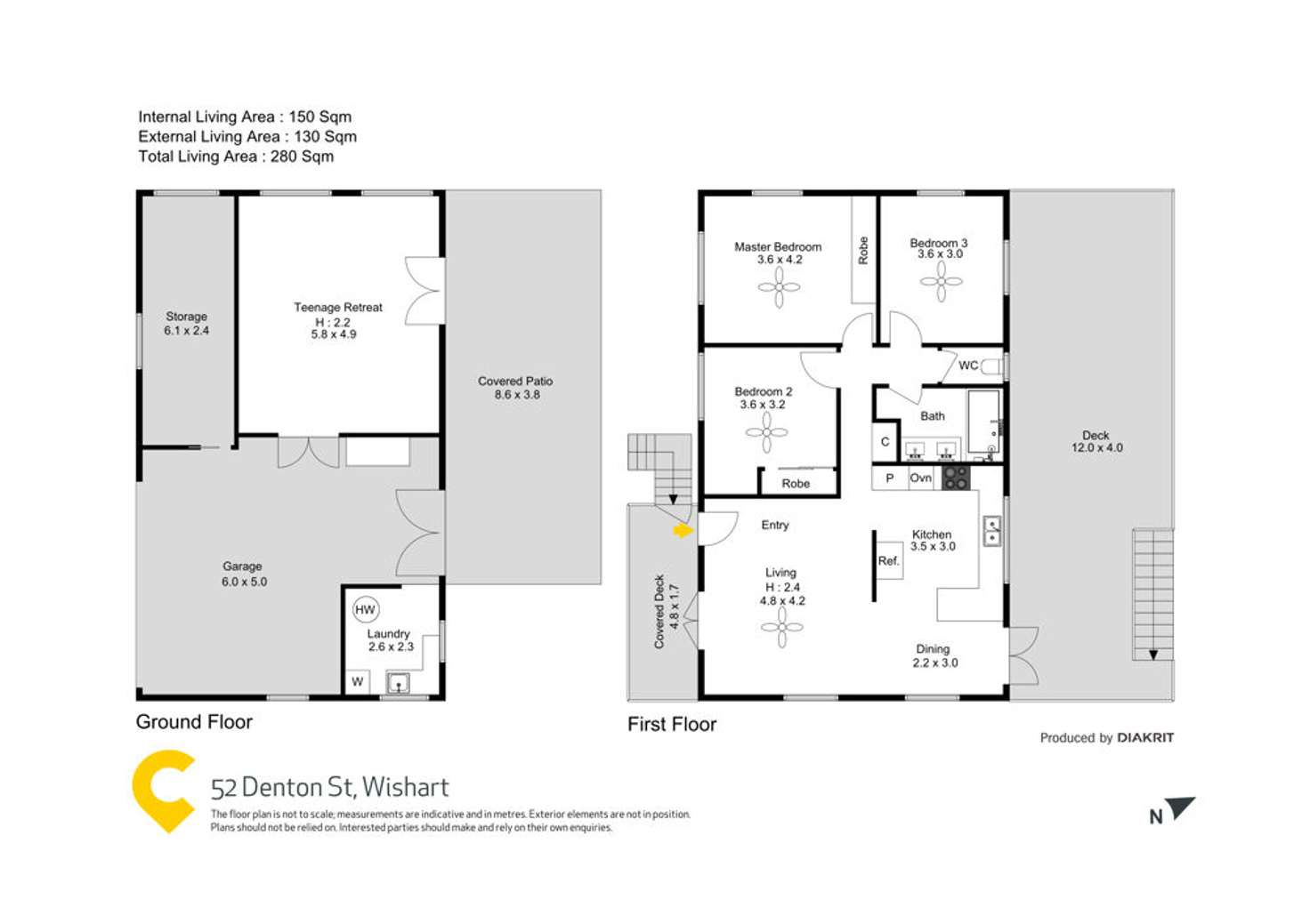 Floorplan of Homely house listing, 52 Denton Street, Wishart QLD 4122