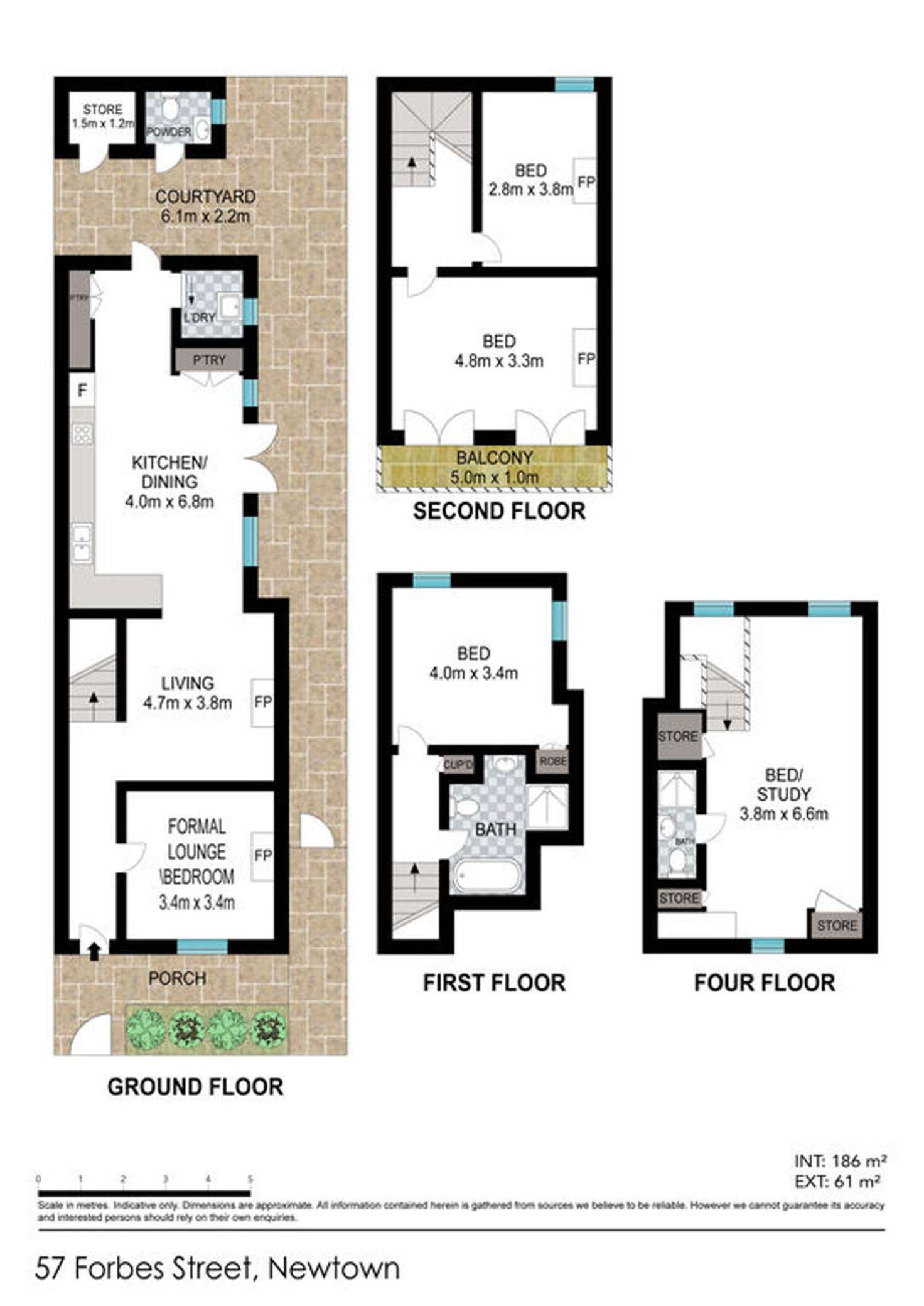 Floorplan of Homely house listing, 57 Forbes Street, Newtown NSW 2042