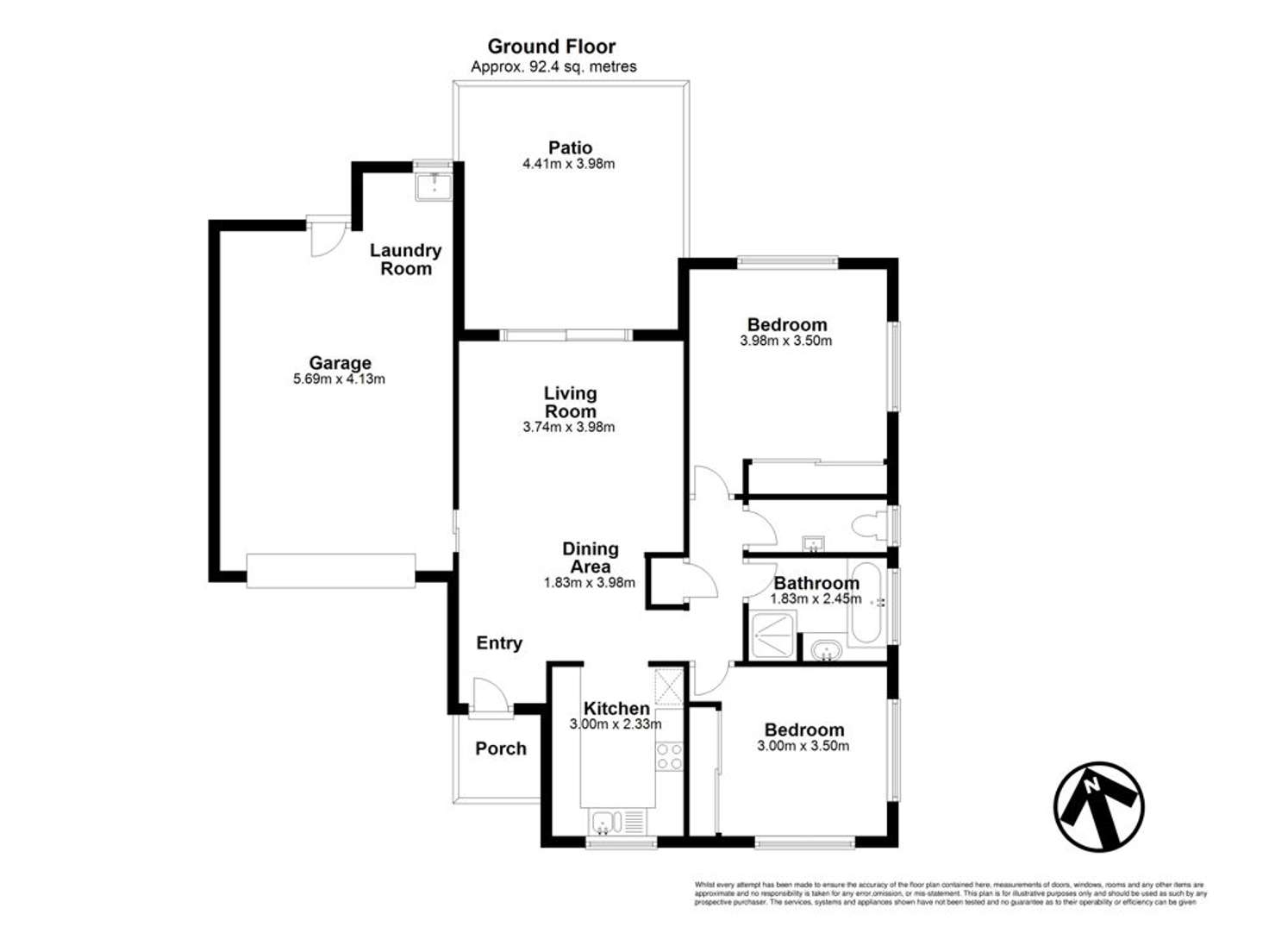 Floorplan of Homely villa listing, 8/42 Ronnex Place, Aspley QLD 4034