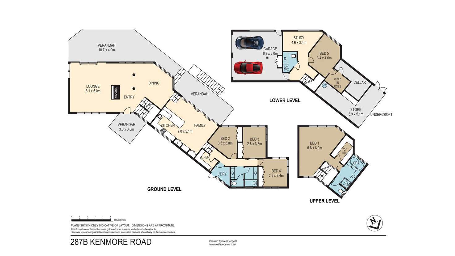Floorplan of Homely house listing, 287b Kenmore Road, Fig Tree Pocket QLD 4069