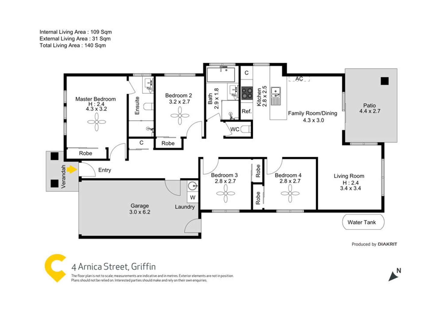 Floorplan of Homely house listing, 4 Arnica Street, Griffin QLD 4503