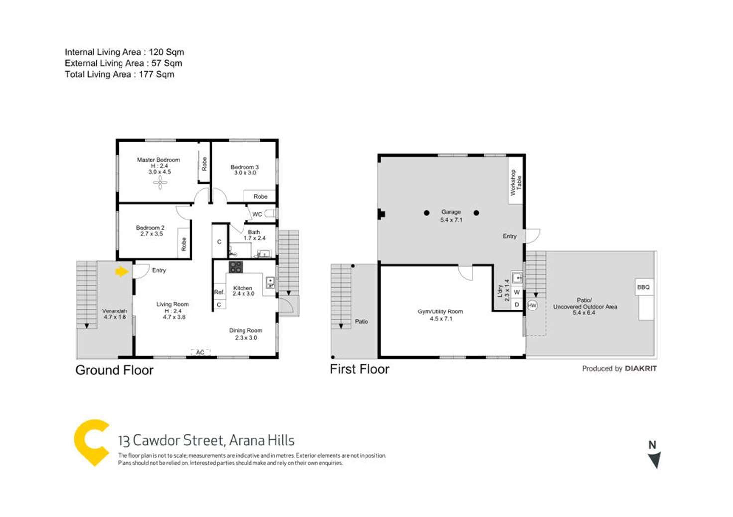 Floorplan of Homely house listing, 13 Cawdor Street, Arana Hills QLD 4054
