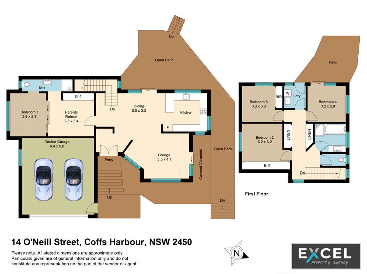 Floorplan of Homely house listing, 14 O'Neill Street, Coffs Harbour NSW 2450