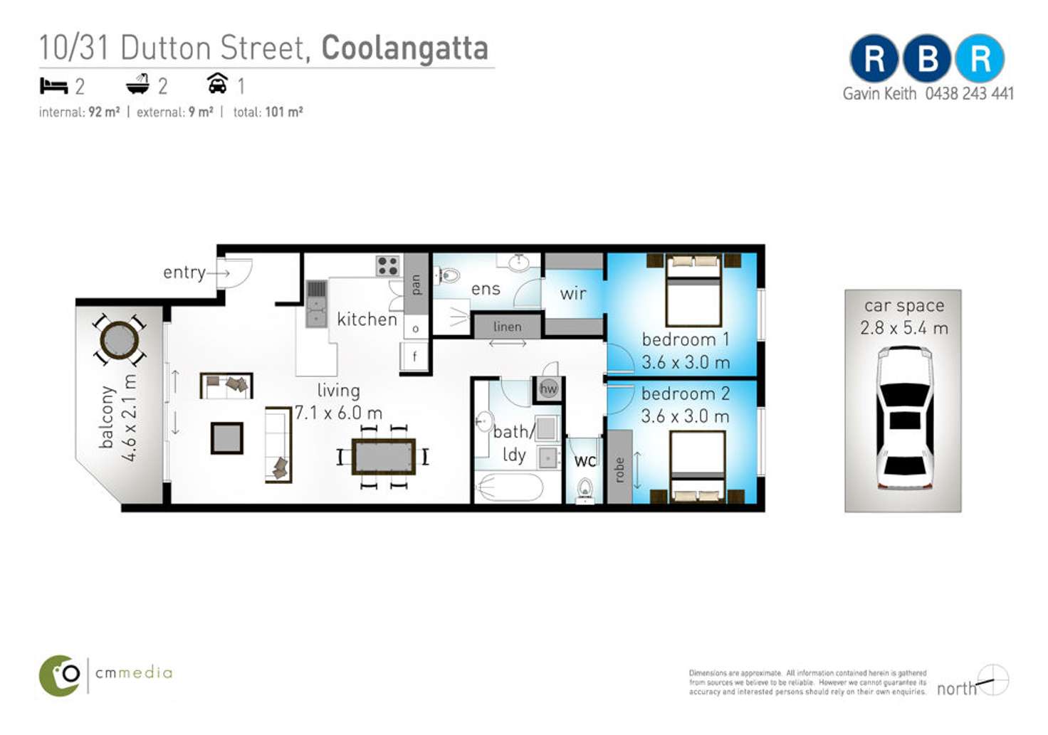 Floorplan of Homely unit listing, 10/31-33 Dutton Street, Coolangatta QLD 4225