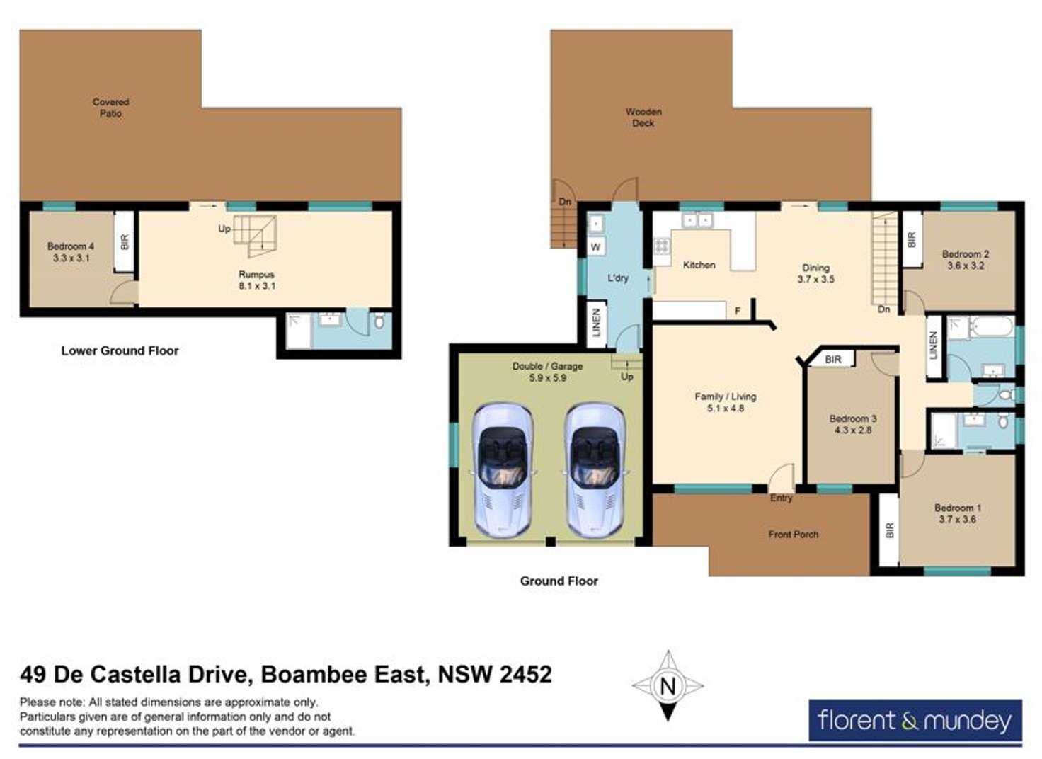 Floorplan of Homely house listing, 49 De Castella Dr, Boambee East NSW 2452