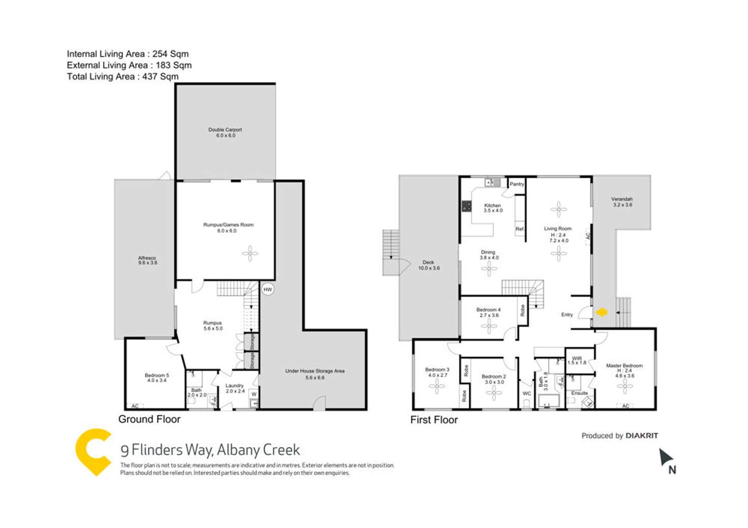 Floorplan of Homely house listing, 9 Flinders Way, Albany Creek QLD 4035