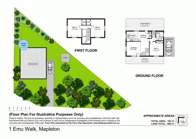 Floorplan of Homely house listing, 1 Emu Walk, Mapleton QLD 4560