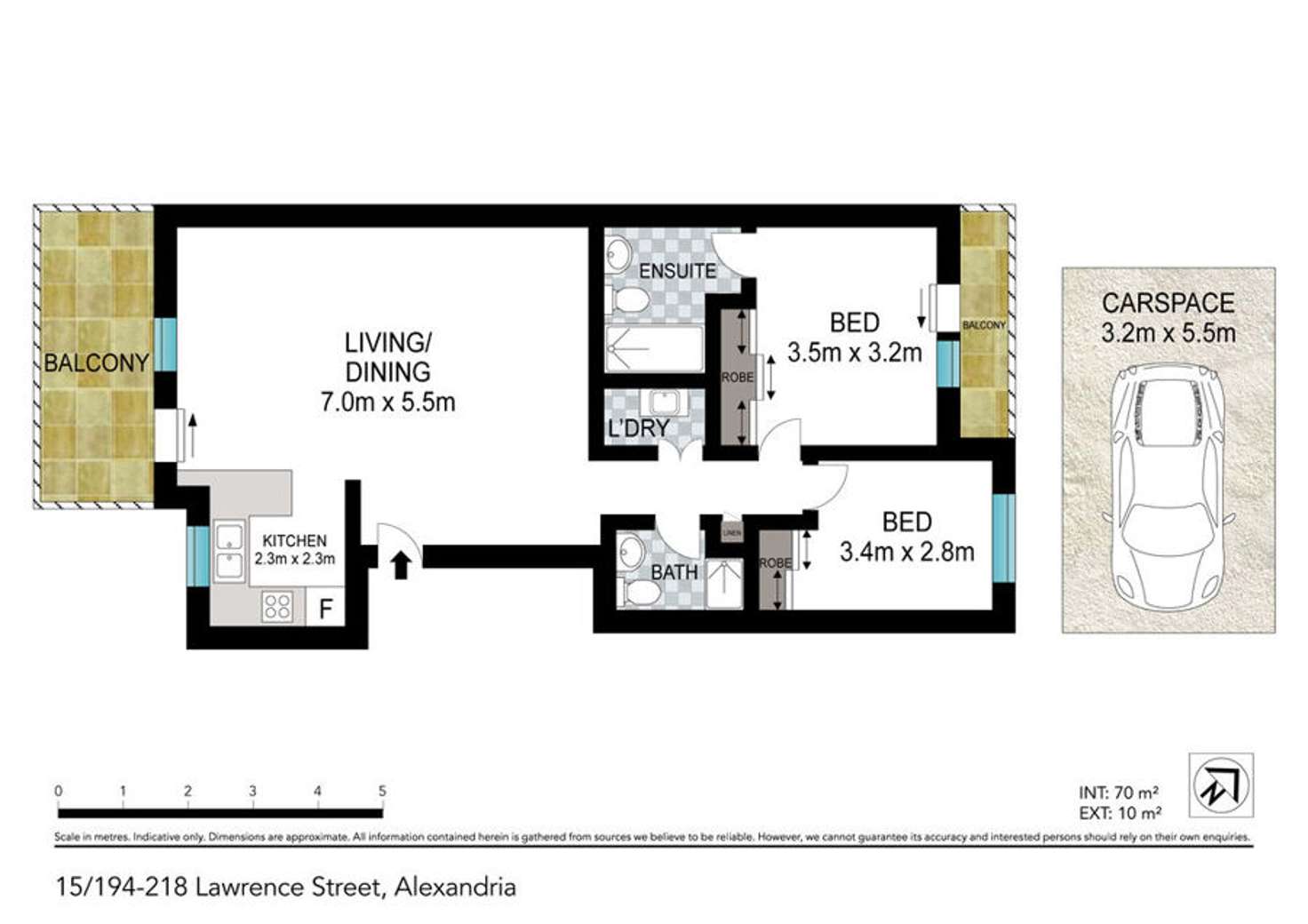 Floorplan of Homely unit listing, 15/194 Lawrence street, Alexandria NSW 2015