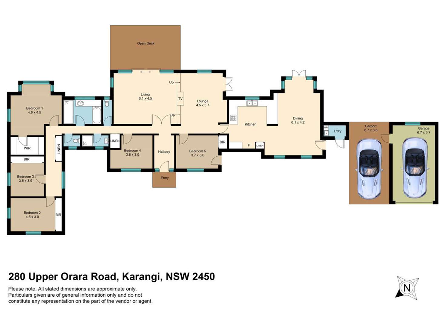 Floorplan of Homely acreageSemiRural listing, 280 Upper Orara Road, Karangi, Coffs Harbour NSW 2450