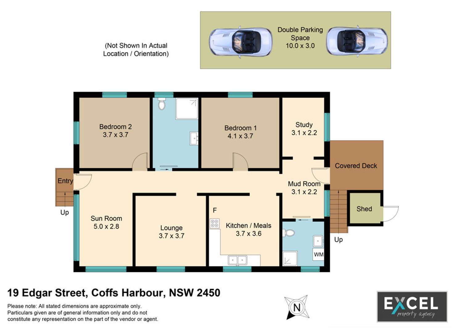 Floorplan of Homely house listing, 19 Edgar Street, Coffs Harbour NSW 2450