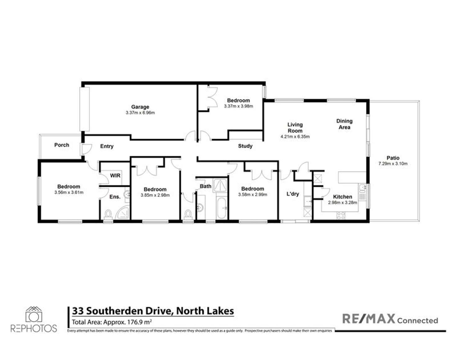 Floorplan of Homely house listing, 33 Southerden Drive, North Lakes QLD 4509