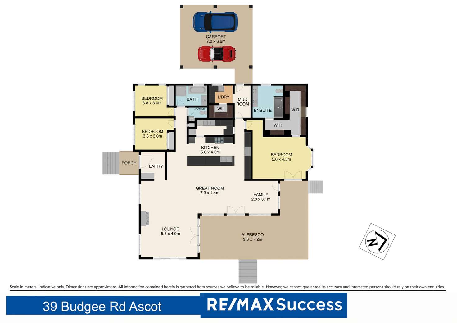 Floorplan of Homely house listing, 39 Budgee Road, Ascot QLD 4359