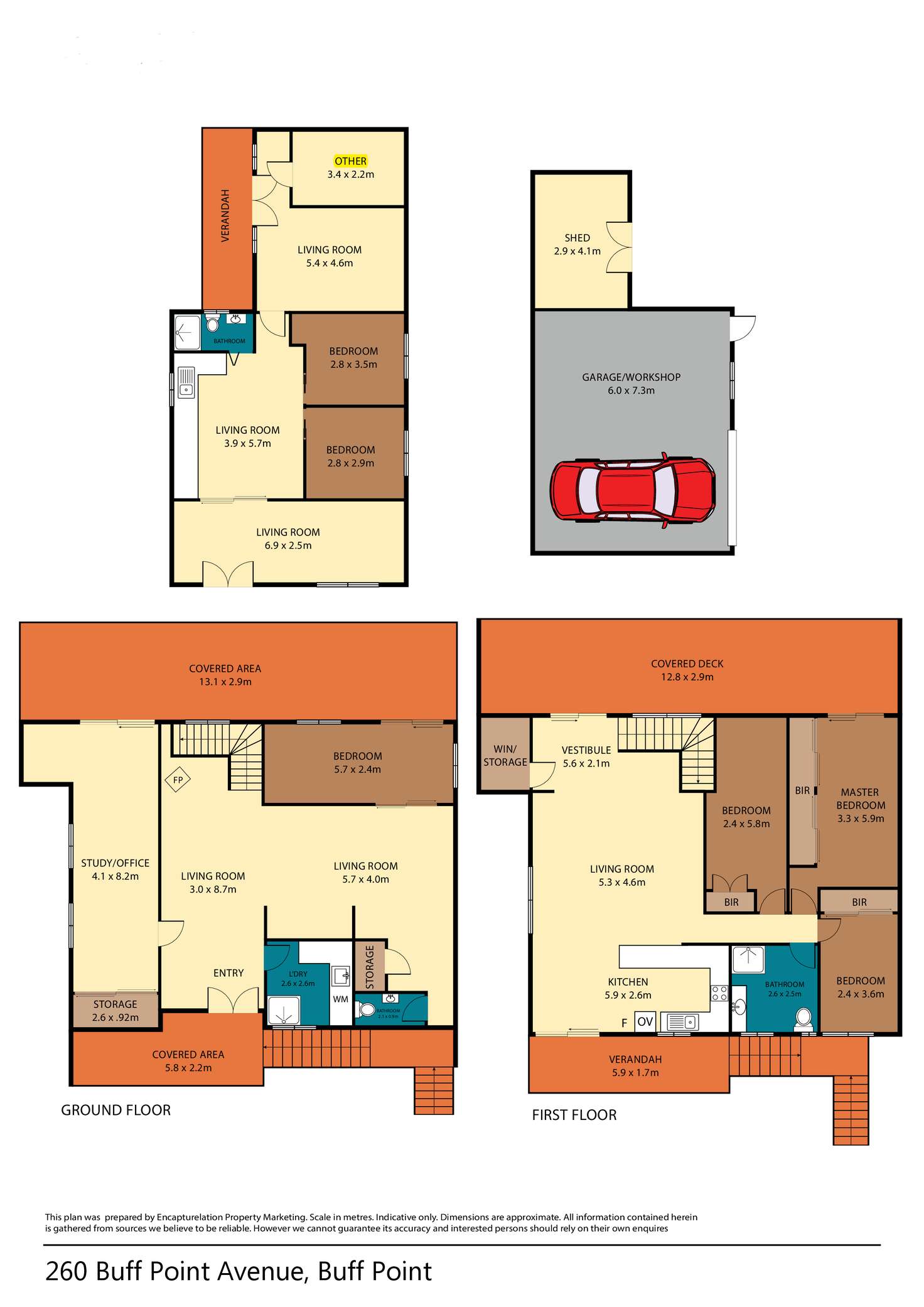 Floorplan of Homely house listing, 260 Buff Point Avenue, Buff Point NSW 2262