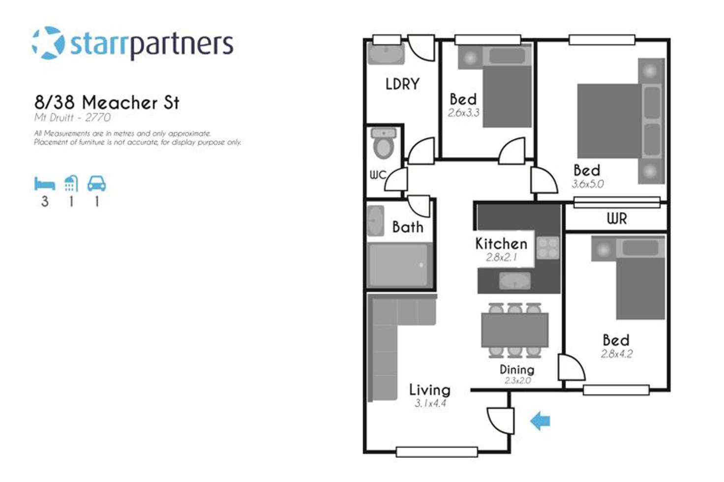 Floorplan of Homely villa listing, 8/38-40 Meacher Street, Mount Druitt NSW 2770