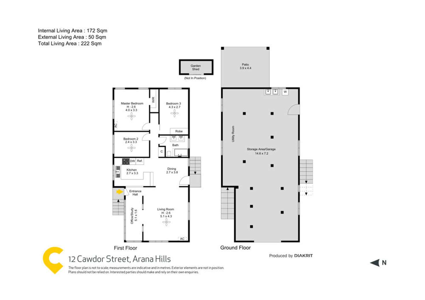 Floorplan of Homely house listing, 12 Cawdor Street, Arana Hills QLD 4054