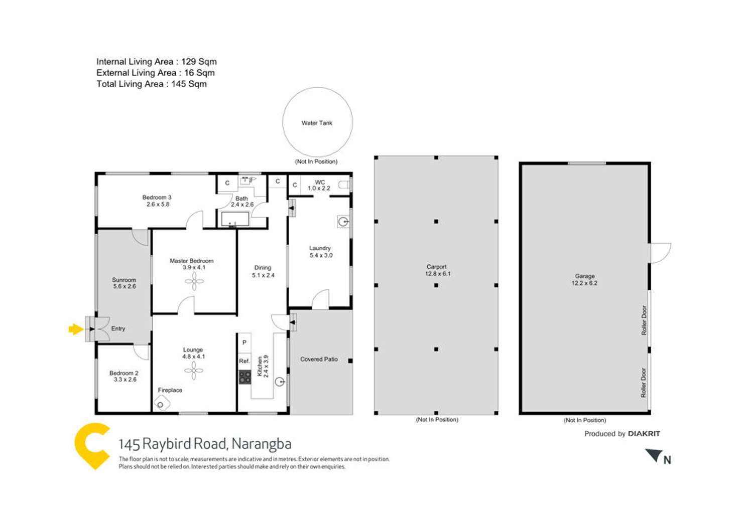 Floorplan of Homely house listing, 145 Raynbird Road, Narangba QLD 4504