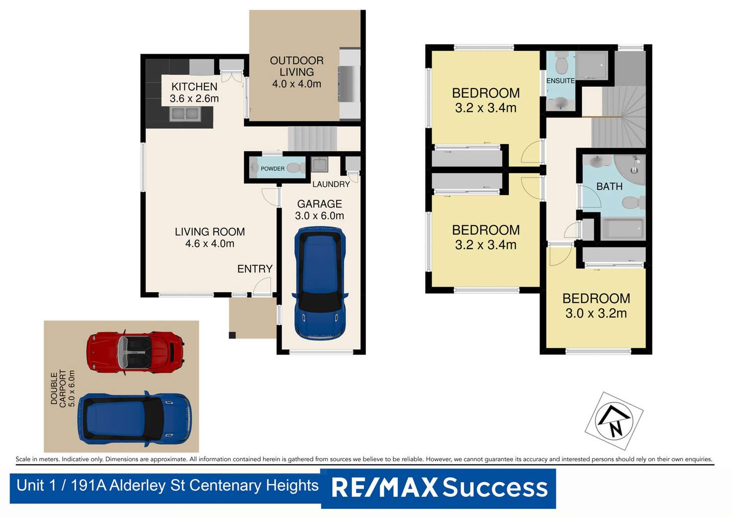 Floorplan of Homely unit listing, 1/191A Alderley Street, Centenary Heights QLD 4350