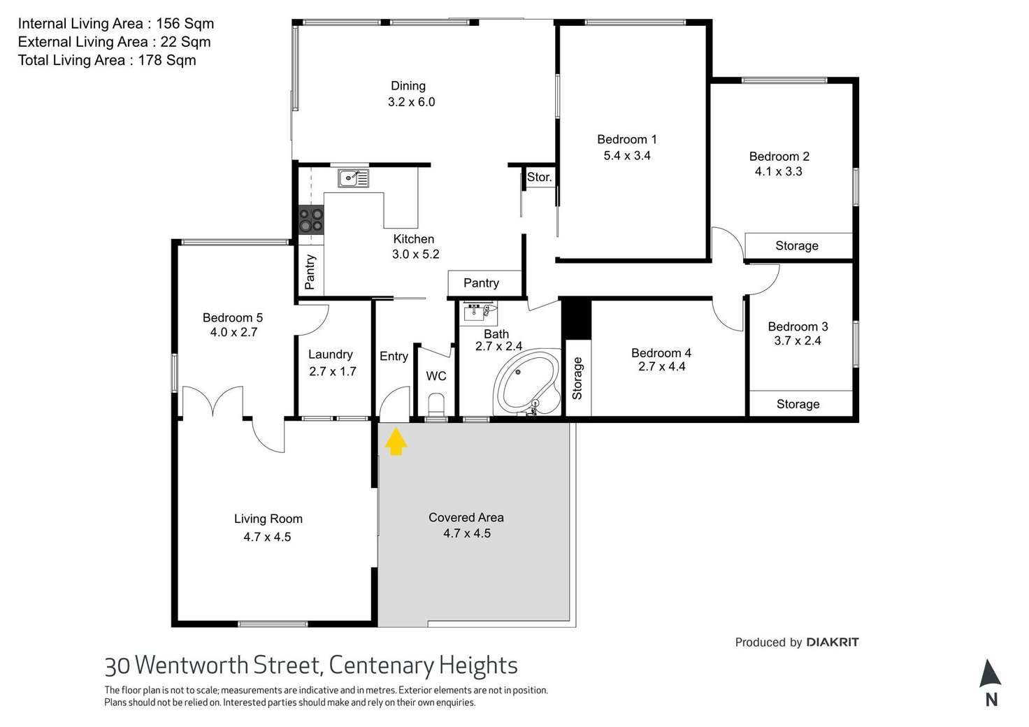 Floorplan of Homely house listing, 30 Wentworth Street, Centenary Heights QLD 4350
