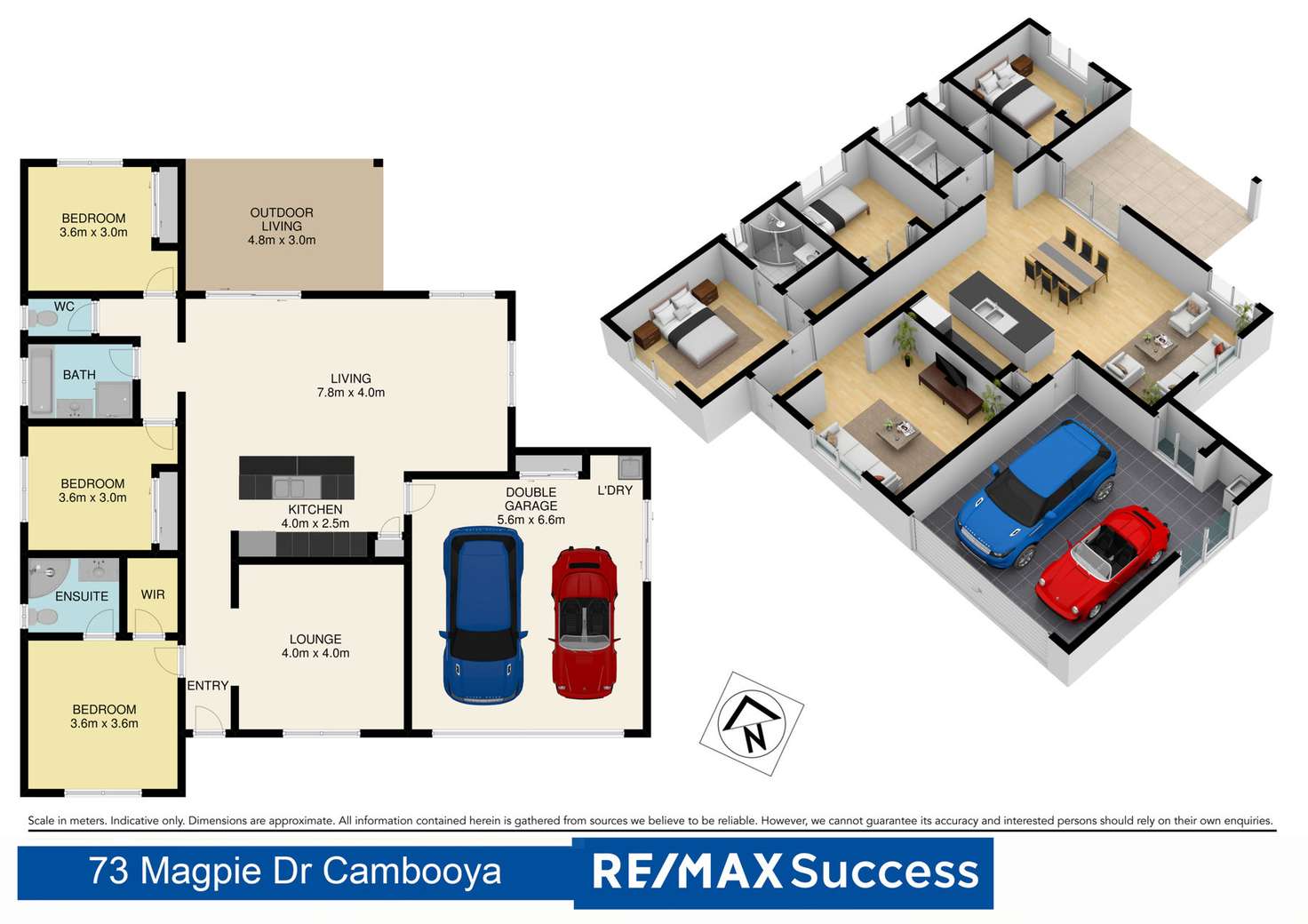 Floorplan of Homely house listing, 73 Magpie Drive, Cambooya QLD 4358